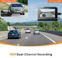 داش كام شاومي a810 70mai الإصدار الأحدث دقة 4K