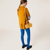 حقيبة ميوميو أصفر مخمل - miumiu