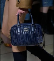 حقيبة ميوميو أزرق -arcade miumiu