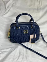 حقيبة ميوميو أزرق -arcade miumiu