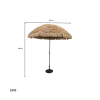 مظلة قش صناعي فاخرة من كونسنت