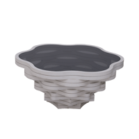 طاولة خدمة مخروطية الشكل