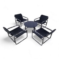 طقم جلسة فاخر 1+4 جلد