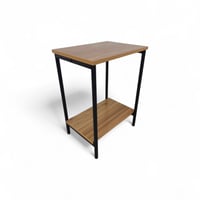 طاولة خدمة خشبية فاخرة قاعدة حديد