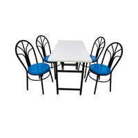 طقم طاولة مطاعم مع 4 كراسي بعدة الوان سعر منافس