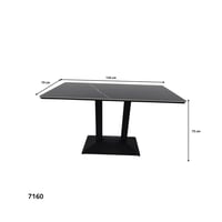 طاولة مطاعم مستطيلة حديثة التصميم