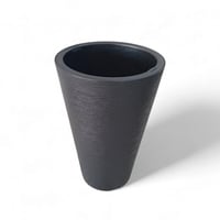 حوض زرع بلاستيك لون اسود