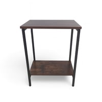 طاولة خدمة خشبية فاخرة قاعدة حديد