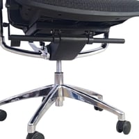 كرسي مكتب دوار فاخر لون اسود من كونسنت