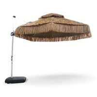 مظلة القش شمسيه للحديقة والشاطئ