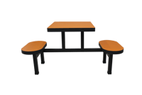 جلسة بوفيه خشبية لشخصين