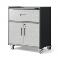 عربة حفظ أدوات متحركة متعددة الاستخدامات – حديد بل...