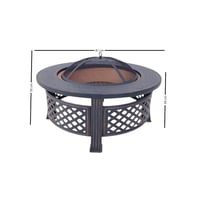 موقد شواية متنقل معدن