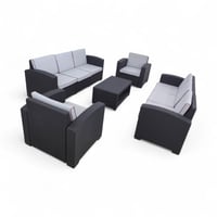 طقم جلسة حدائق من كونسنت يتسع لـ8 أشخاص خيزران صنا...