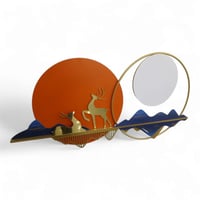 لوحة فنية جدارية معدنية