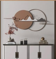 لوحة فنية جدارية معدنية