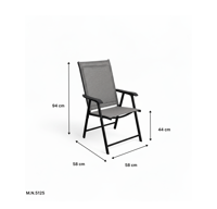 طقم جلسة فاخرة 1+4 من كونسنت لون اسود