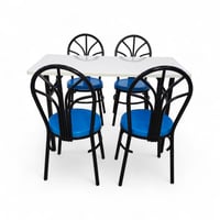 طقم طاولة مطاعم مع 4 كراسي بعدة الوان سعر منافس