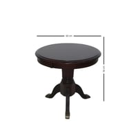 طاولة خدمة بني غامق خشب ماليزيا