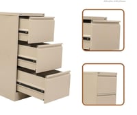 دولاب ملفات شالون سحاب 3 أدراج