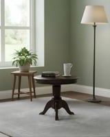 طاولة خدمة بني غامق خشب ماليزيا