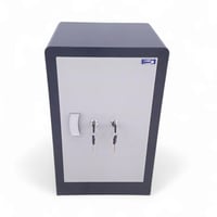 خزنة أمان حديدية بوزن 32 كيلو بلون رصاصي غامق تصمي...