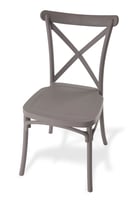 كرسي طعام بتصميم شكل الأكس