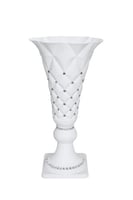 فازة بلاستيك لون ابيض سعر مناسب