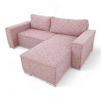 كنب منزلي بحرف L عملي وأنيق، صناعة تركية، خامة قما...