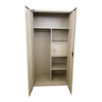 دولاب لوكر ملابس 2 باب مع خزنة