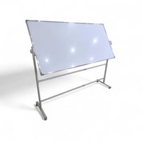 سبورة فاخرة مع حامل متحرك بكفرات قابل للتمديد