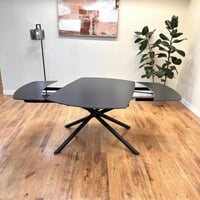 طاولة طعام بورسلان طعام قابلة للتكبير تتسع4-8