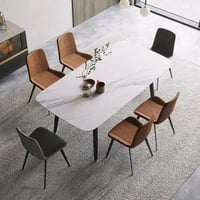 طاولة طعام برسالن مستطيل من دون كراسي