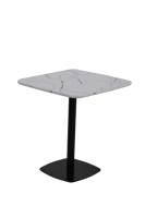 طاولة مربعة بسطح خشب 70 سم