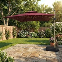 مظلة قماش على حديد بالوان متعددة