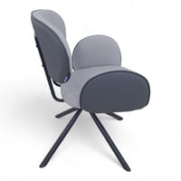 كرسي ثابت بمقعد متحرك