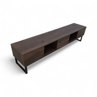 طاولة بلازما بلون بني بتصميم أنيق يناسب جميع الديك...