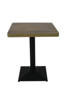 طاولة سطح خشب مربعة 60سم