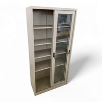 دولاب ملفات حديد قزاز كامل سحاب