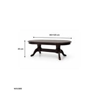 طاوله خشب ماليزي لون بني