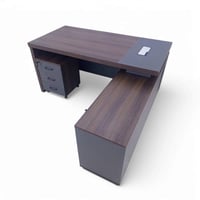 طاولة مكتب مميزة ملحق ادراج - رفوف ثابت مع المكتب...