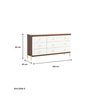 دولاب متعدد الاستخدام بسطح رخام وخشب MDF في جدة