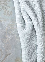 طقم مفارش عرائس كينج سايز Mihrimah أزرق