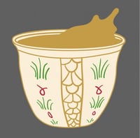 ملصق - فنجال قهوة سعودية