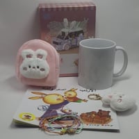 هدية طفلتي ع شكل ارنوب لطيفات البنوتات. محفظة تعلي...