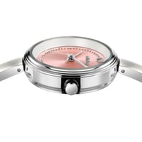 ساعة نسائي من هالو كيتي 18039 فضي ميناء زهري