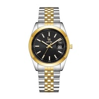 ساعة رجالي لويس ريفال LR2411 لونين ذهبي ميناء اسود