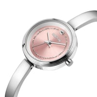 ساعة نسائي من هالو كيتي 18039 فضي ميناء زهري