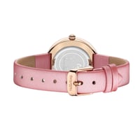 ساعة نسائي من هالو كيتي 23203جلد زهري