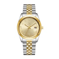 ساعة رجالي لويس ريفال LR2415 لونين ذهبي ميناء ذهبي